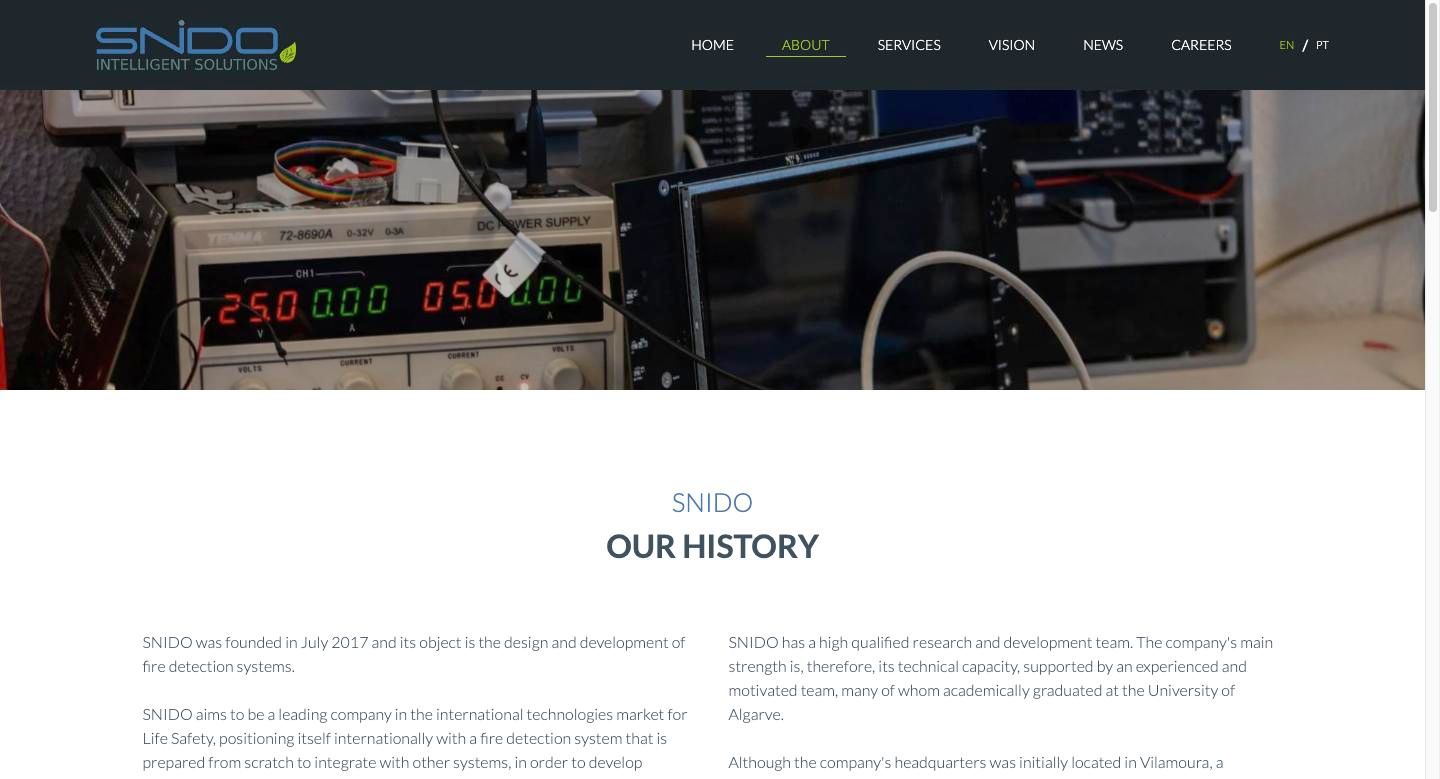Snido Website, imagens 2